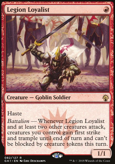 Legion Loyalist, GRN Guild Kit #82, Magic: The Gathering card