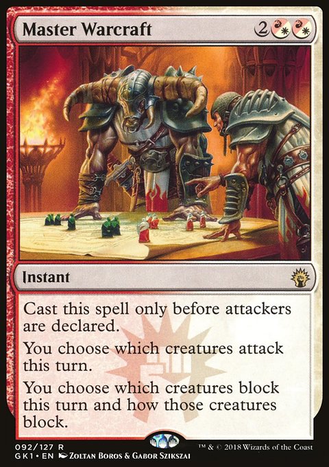 Master Warcraft, GRN Guild Kit #92, Magic: The Gathering card