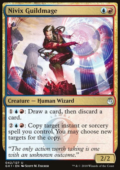 Nivix Guildmage, GRN Guild Kit #42, Magic: The Gathering card
