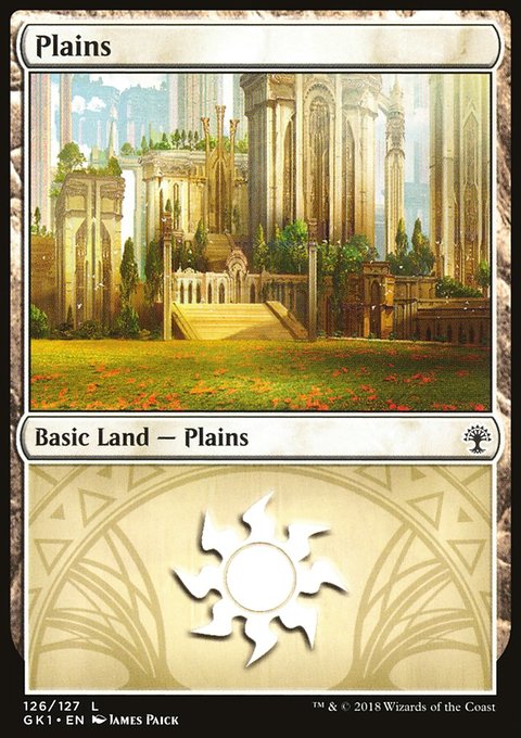 Plains, GRN Guild Kit #126, Magic: The Gathering card