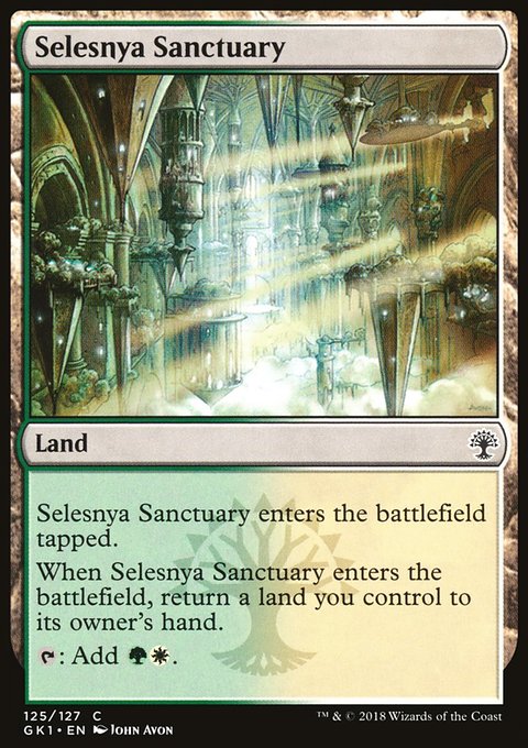 Selesnya Sanctuary, GRN Guild Kit #125, Magic: The Gathering card