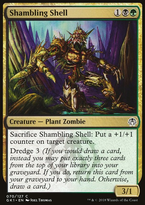 Shambling Shell, GRN Guild Kit #70, Magic: The Gathering card