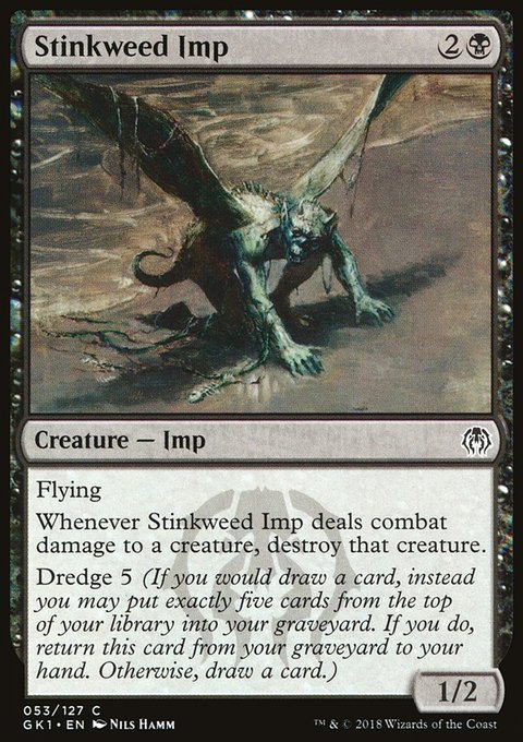 Stinkweed Imp, GRN Guild Kit #53, Magic: The Gathering card