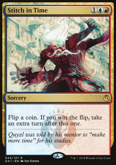 Stitch in Time, GRN Guild Kit #43, Magic: The Gathering card