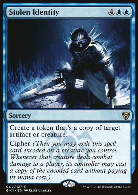 Stolen Identity, GRN Guild Kit #2, Magic: The Gathering card
