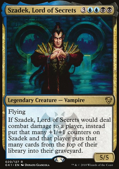 Szadek, Lord of Secrets, GRN Guild Kit #20, Magic: The Gathering card