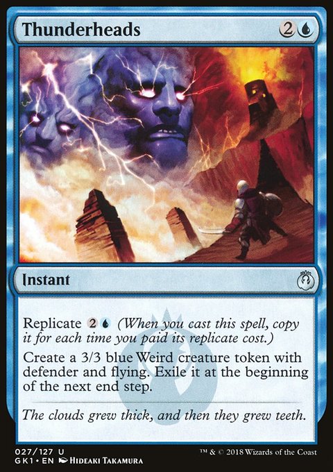 Thunderheads, GRN Guild Kit #27, Magic: The Gathering card