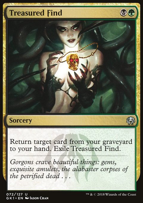 Treasured Find, GRN Guild Kit #72, Magic: The Gathering card