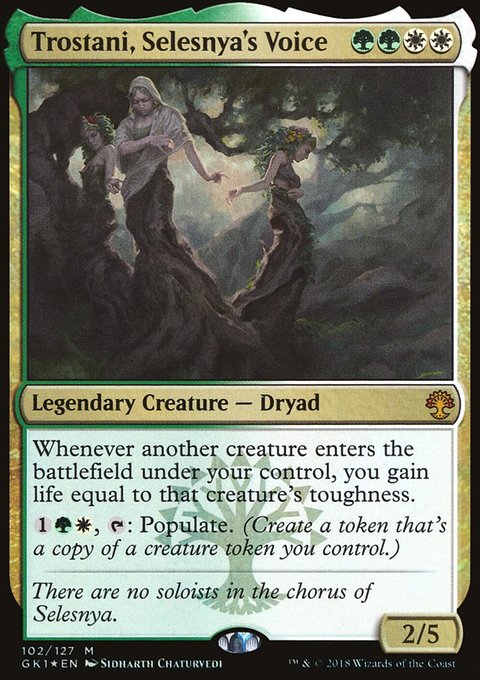 Trostani, Selesnya's Voice, GRN Guild Kit #102, Magic: The Gathering card