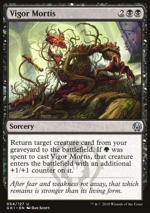 Vigor Mortis, GRN Guild Kit #54, Magic: The Gathering card