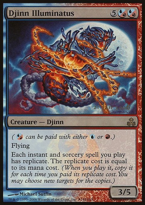 Djinn Illuminatus, Guildpact Promos #142★, Magic: The Gathering card