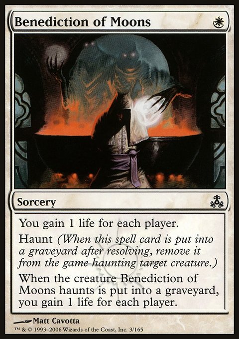 Benediction of Moons, Guildpact #3, Magic: The Gathering card