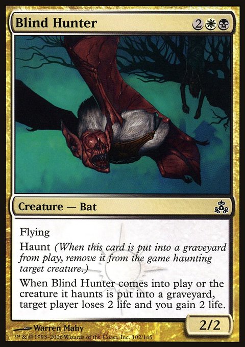 Blind Hunter, Guildpact #102, Magic: The Gathering card