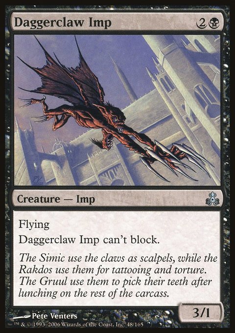 Daggerclaw Imp, Guildpact #48, Magic: The Gathering card