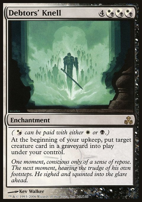 Debtors' Knell, Guildpact #141, Magic: The Gathering card