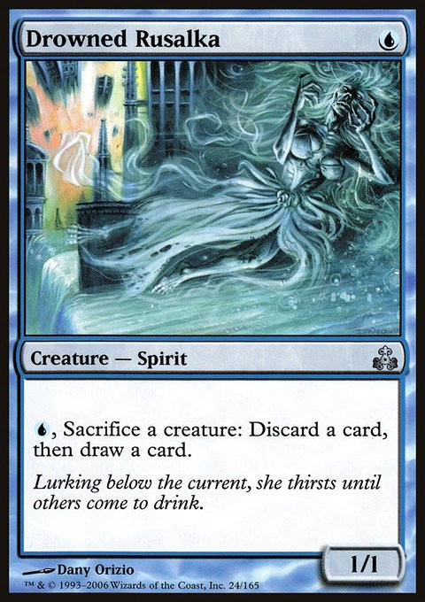 Drowned Rusalka, Guildpact #24, Magic: The Gathering card