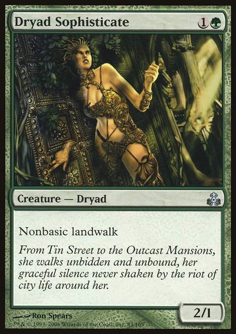 Dryad Sophisticate, Guildpact #83, Magic: The Gathering card