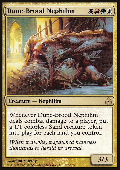 Dune-Brood Nephilim, Guildpact #110, Magic: The Gathering card