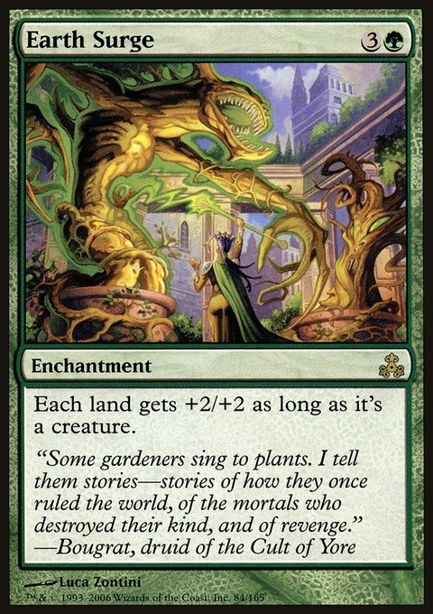 Earth Surge, Guildpact #84, Magic: The Gathering card