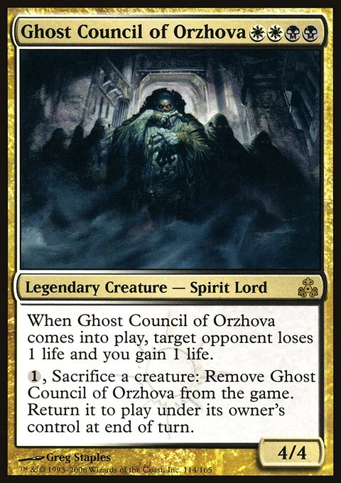 Ghost Council of Orzhova, Guildpact #114, Magic: The Gathering card
