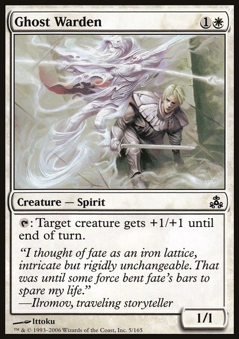 Ghost Warden, Guildpact #5, Magic: The Gathering card