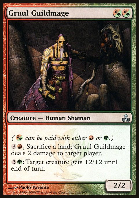 Gruul Guildmage, Guildpact #144, Magic: The Gathering card