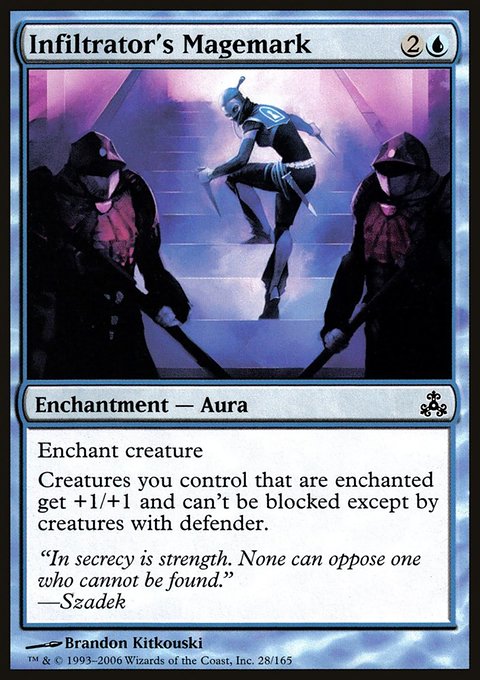 Infiltrator's Magemark, Guildpact #28, Magic: The Gathering card