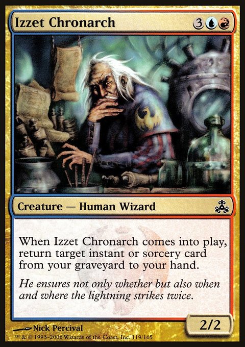 Izzet Chronarch, Guildpact #119, Magic: The Gathering card