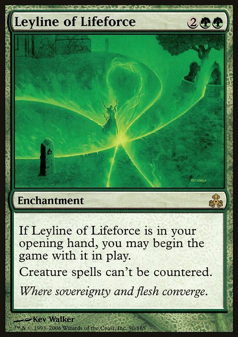 Leyline of Lifeforce, Guildpact #90, Magic: The Gathering card