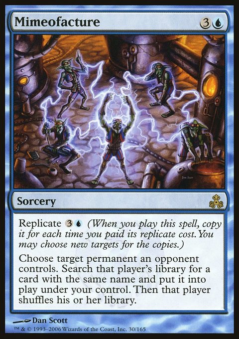 Mimeofacture, Guildpact #30, Magic: The Gathering card