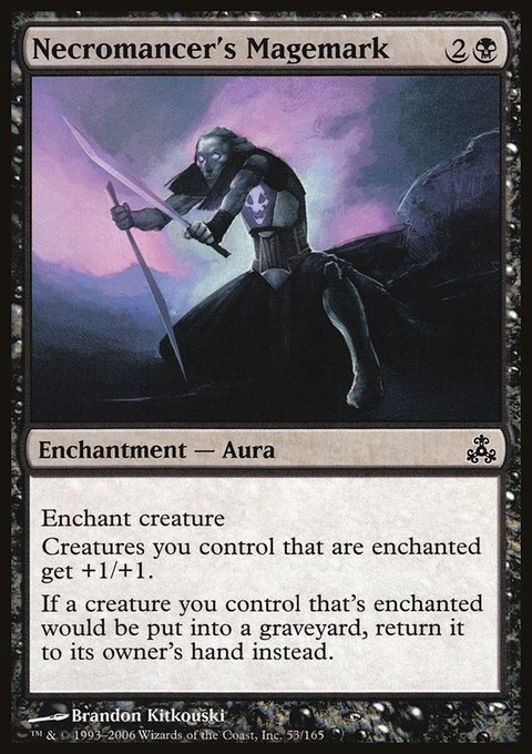 Necromancer's Magemark, Guildpact #53, Magic: The Gathering card