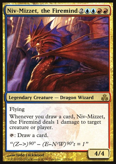 Niv-Mizzet, the Firemind, Guildpact #123, Magic: The Gathering card