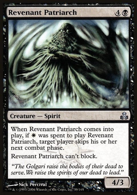 Revenant Patriarch, Guildpact #59, Magic: The Gathering card