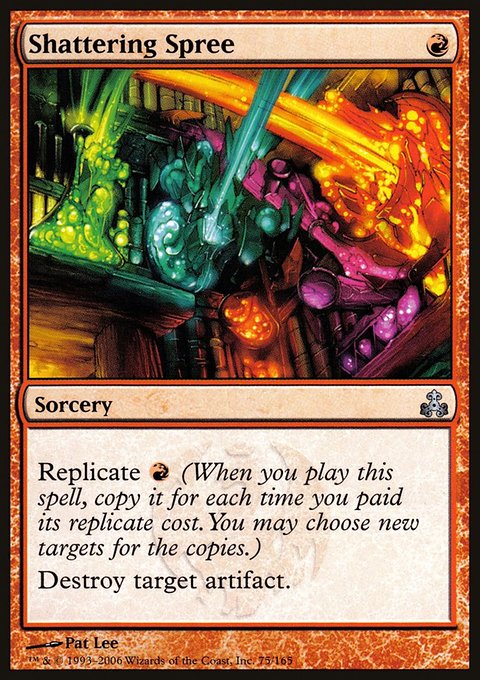 Shattering Spree, Guildpact #75, Magic: The Gathering card