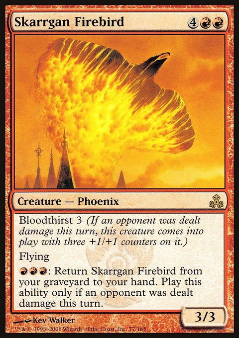 Skarrgan Firebird, Guildpact #77, Magic: The Gathering card
