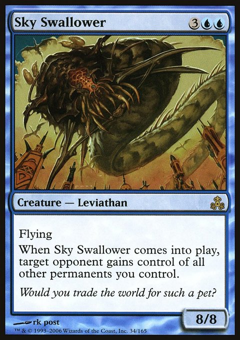 Sky Swallower, Guildpact #34, Magic: The Gathering card