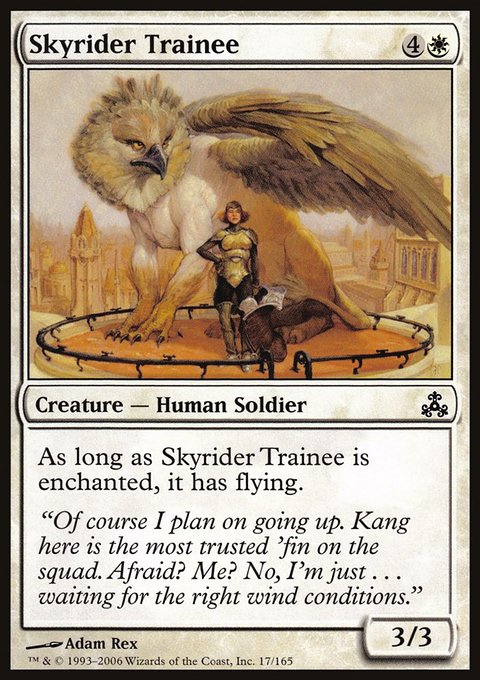 Skyrider Trainee, Guildpact #17, Magic: The Gathering card
