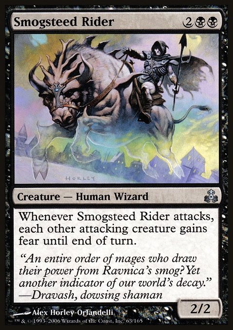 Smogsteed Rider, Guildpact #63, Magic: The Gathering card