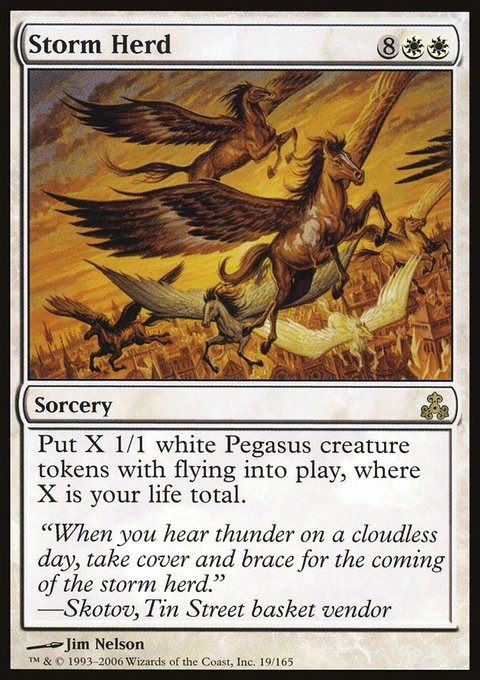 Storm Herd, Guildpact #19, Magic: The Gathering card