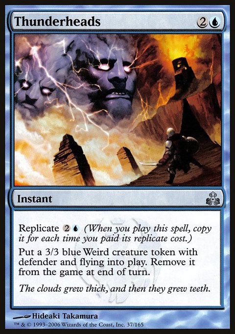 Thunderheads, Guildpact #37, Magic: The Gathering card