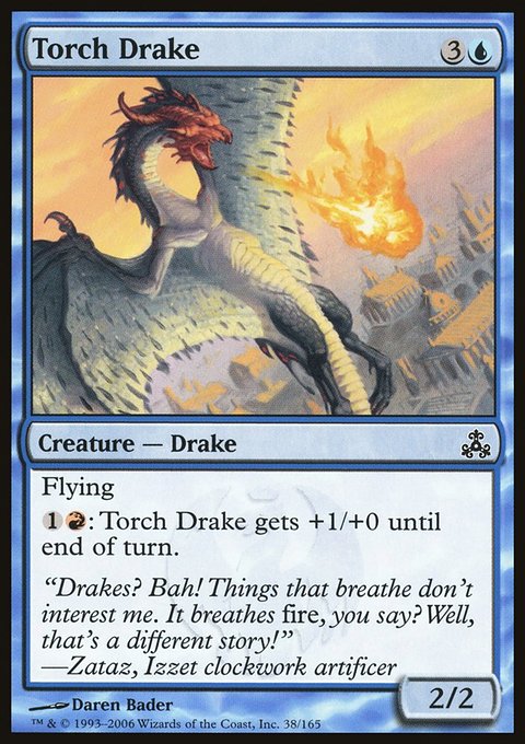 Torch Drake, Guildpact #38, Magic: The Gathering card