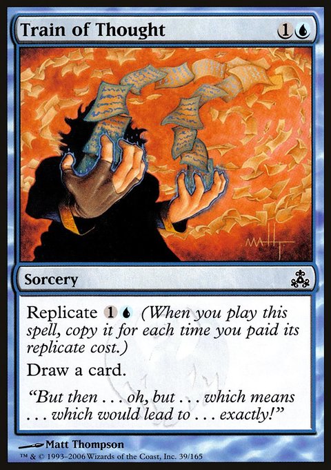 Train of Thought, Guildpact #39, Magic: The Gathering card