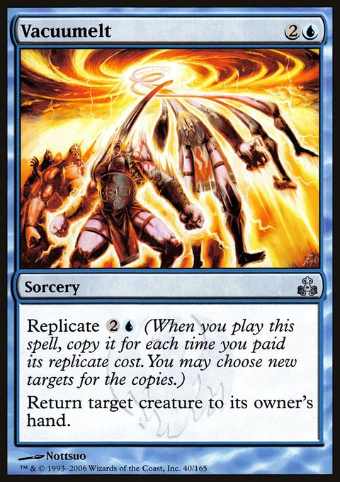 Vacuumelt, Guildpact #40, Magic: The Gathering card