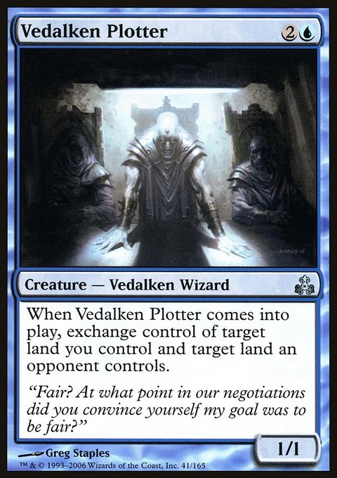 Vedalken Plotter, Guildpact #41, Magic: The Gathering card