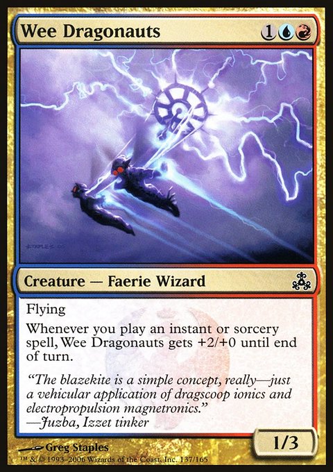 Wee Dragonauts, Guildpact #137, Magic: The Gathering card