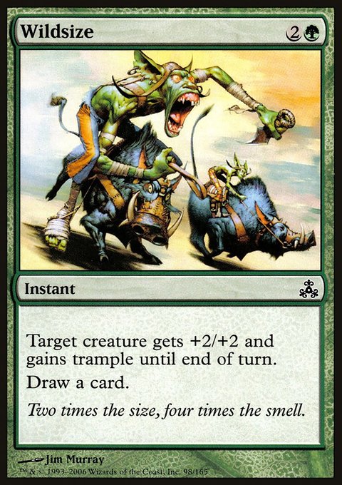 Wildsize, Guildpact #98, Magic: The Gathering card