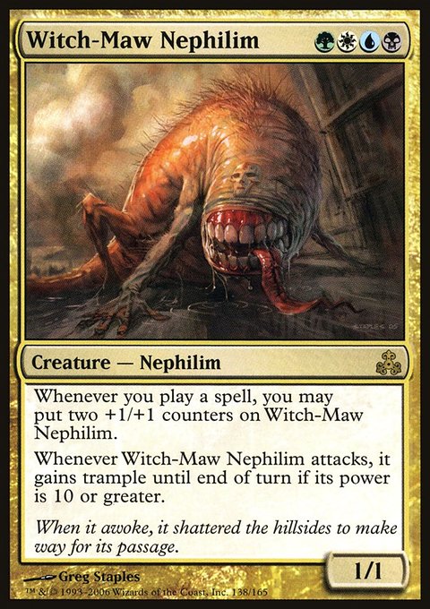 Witch-Maw Nephilim, Guildpact #138, Magic: The Gathering card