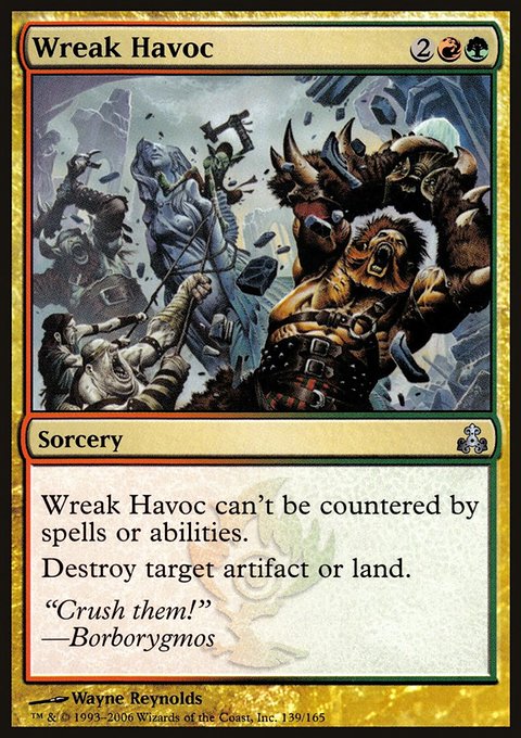 Wreak Havoc, Guildpact #139, Magic: The Gathering card
