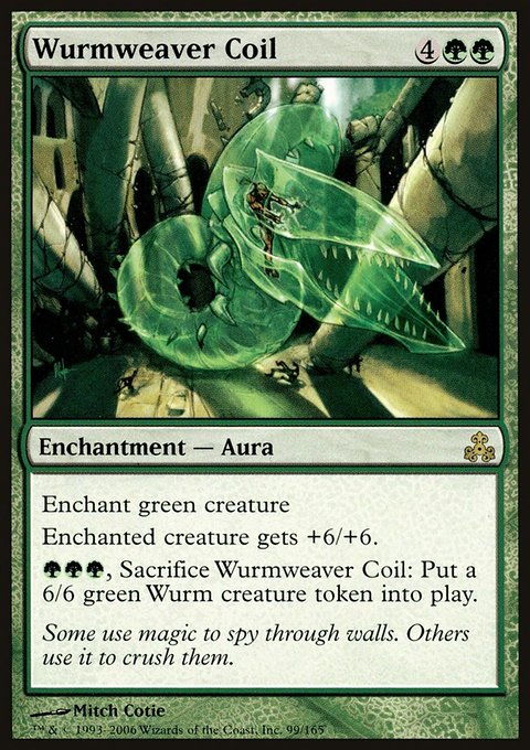Wurmweaver Coil, Guildpact #99, Magic: The Gathering card