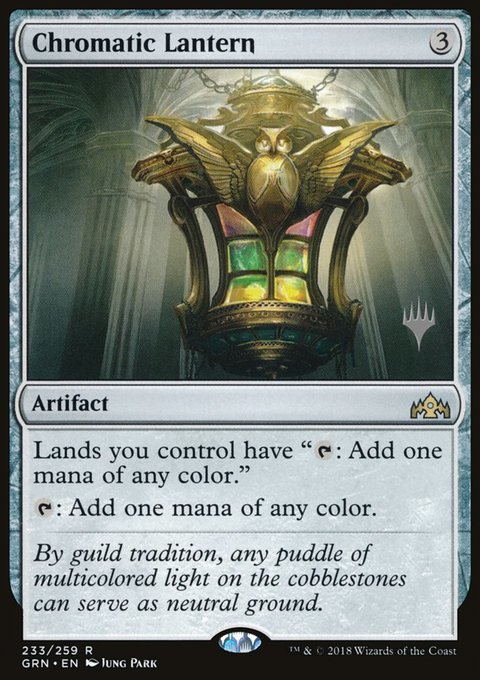 Chromatic Lantern, Guilds of Ravnica Promos #233p, Magic: The Gathering card